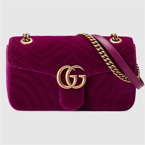 borsa gucci velluto marmont|gucci borse a spalla.